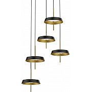 Подвесной светильник MD18001061 MD18001061-5A black/gold