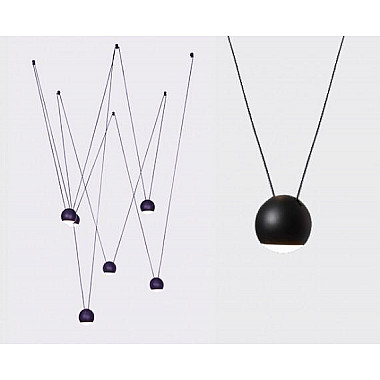 Подвесной светодиодный светильник Italline IT03-1426 black