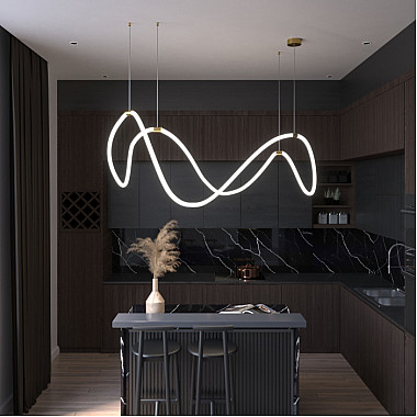 Подвесной светильник Full light 90288/1 латунь