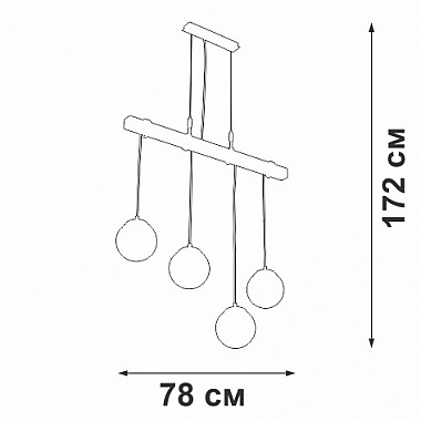 Подвесной светильник V4716-7/4S