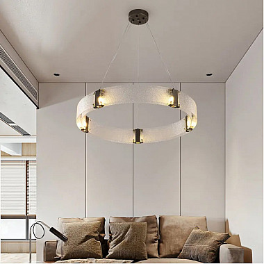 Подвесной светильник Parallel Ring 8028P/D800 black/white