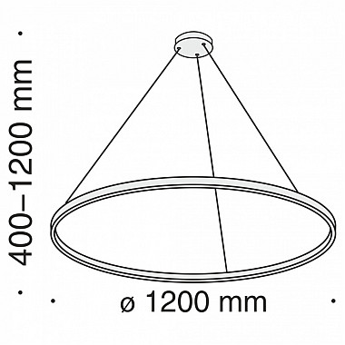 Подвесной светильник Rim MOD058PL-L65BS4K