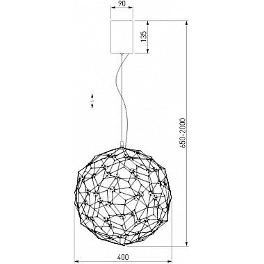 Подвесной светильник Alioth 451/1