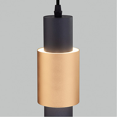 Подвесной светильник Bento 50204/1 LED черный/матовое золото