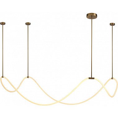 Подвесной светильник 10521 10521P brass/white
