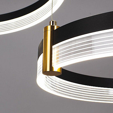 Подвесной светодиодный светильник Arte Lamp Mercury A2185SP-3BK