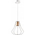 Подвесной светильник MD.9052-1-P-WH+WOOD