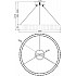 Подвесной светильник Tier FR5257PL-L25G