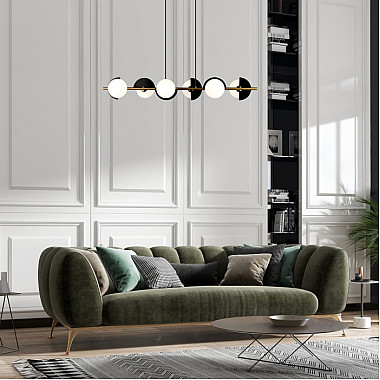 Подвесной светильник Moity 70149/6 черный/латунь