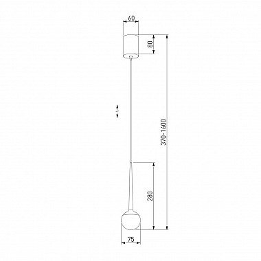 Подвесной светодиодный светильник Elektrostandard DLS028 6W 4200K золото 4690389149047
