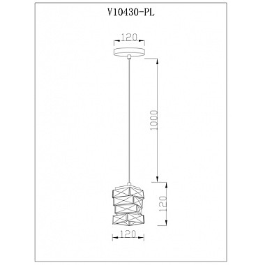 Подвесной светильник Lazio V10430-PL