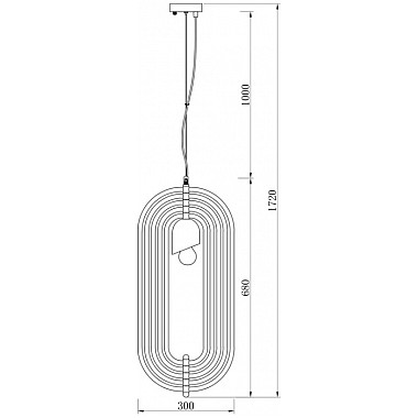 Подвесной светильник K2MP-95BR