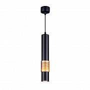 Подвесной светильник Elektrostandard DLN001 MR16 9W 4200K черный матовый/золото 4690389142529