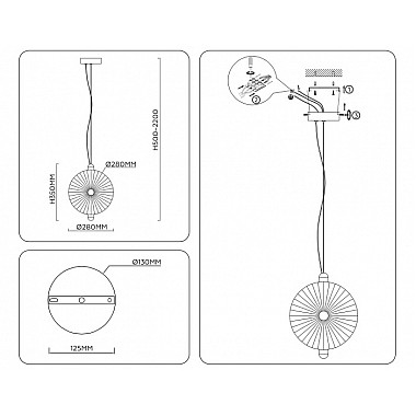 Подвесной светильник High Light LH31147