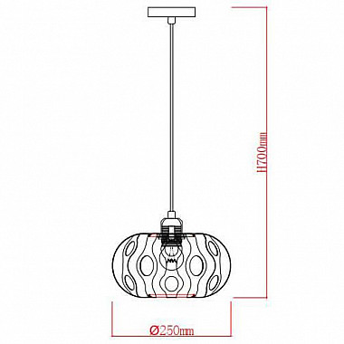 Подвесной светильник Rivoli Meike 4080-201 Б0047922