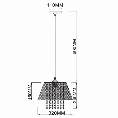 Подвесной светильник Rivoli Marro 3043-201 Б0044357