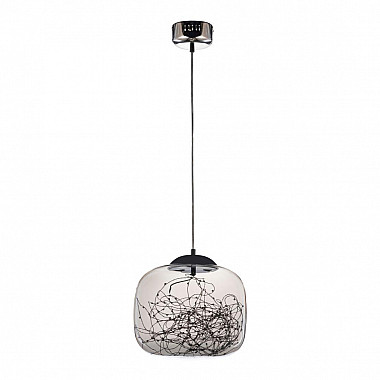 Подвесной светодиодный светильник Lumina Deco Daisy LDP 6823-300 CHR+GY