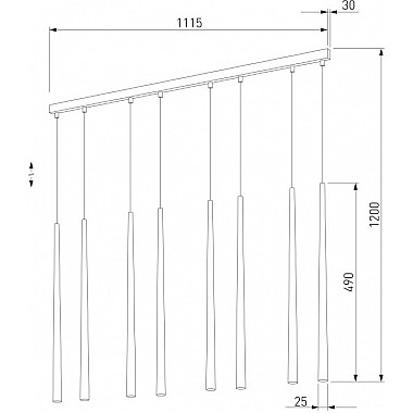 Подвесной светильник Piano 6429 Piano White