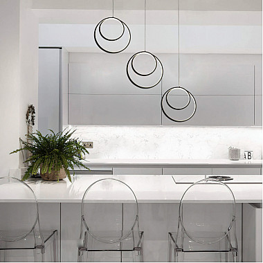 Подвесной светильник Flow 90308/3 черный