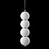 Подвесной светодиодный светильник Crystal Lux Desi SP4 Chrome/White