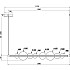 Подвесной светильник Glaze FR5396PL-L13BS