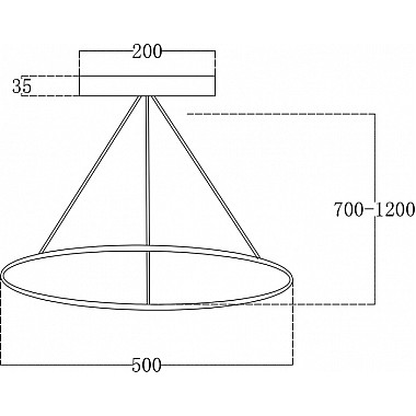 Подвесной светильник Euler 10228/1LED