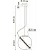 Подвесной светильник Нolly A3225SP-1PB