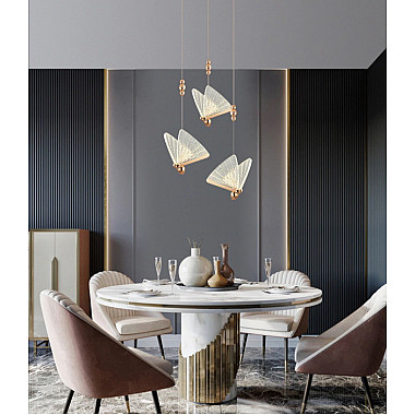 Подвесной светильник Butterfly OM8201008-3 rose gold