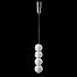 Подвесной светодиодный светильник Crystal Lux Desi SP4 Chrome/White