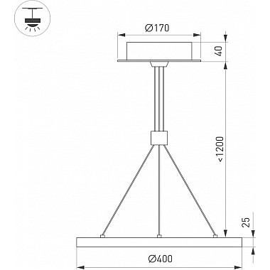 Подвесной светильник CONGO 046217