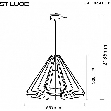 Подвесной светильник Sentito SL3002.413.01
