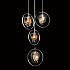 Подвесной светильник Cowley P60669-4 gold/clear