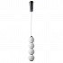 Подвесной светодиодный светильник Crystal Lux Desi SP4 Chrome/White