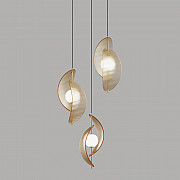 Подвесной светильник MD24030035 MD24030035-3A brass/amber