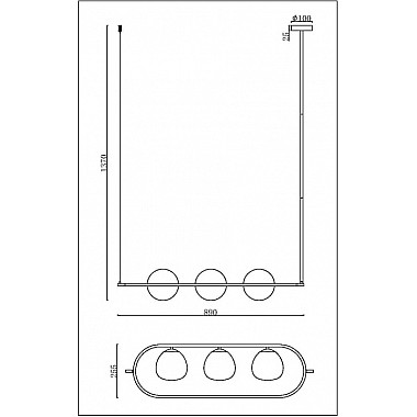 Подвесной светильник Erich MOD221PL-03N