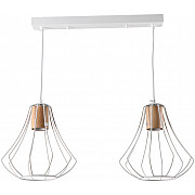 Подвесной светильник MD.9052-2-P-WH+WOOD