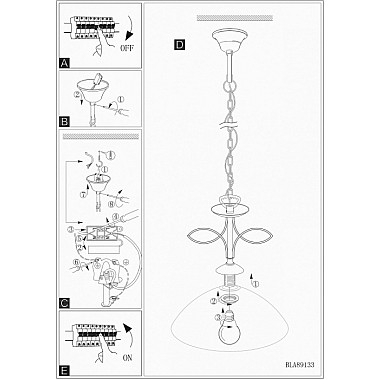 Подвесной светильник Beluga 89133