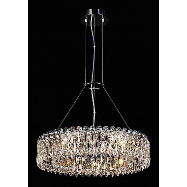 Подвесной светильник Crystal Lux Lirica SP10 D610 Chrome/Gold-Transparent