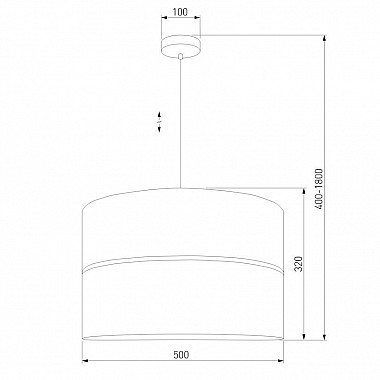 Подвесной светильник TK Lighting 534 Hilton