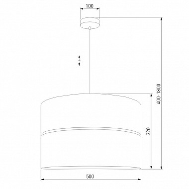 Подвесной светильник TK Lighting 534 Hilton