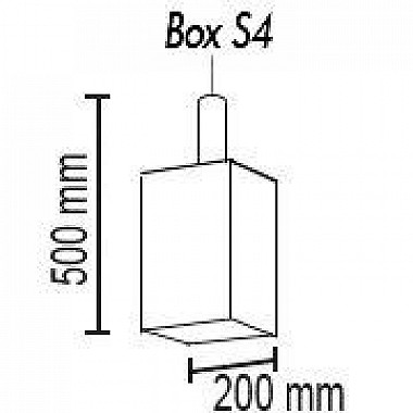 Подвесной светильник TopDecor Box S4 12 01g