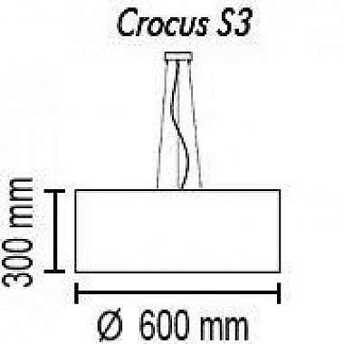 Подвесной светильник TopDecor Crocus Glade S3 01 99gb