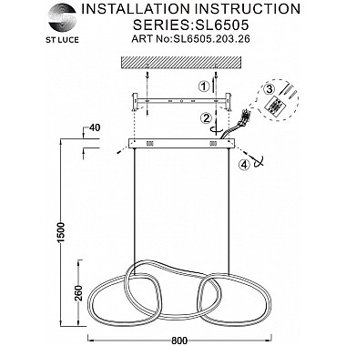 Подвесной светильник Abra SL6505.203.26