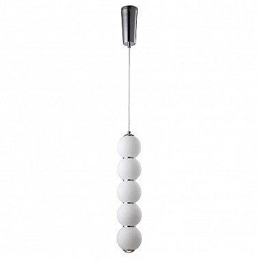 Подвесной светодиодный светильник Crystal Lux Desi SP5 Chrome/White