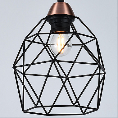 Подвесной светильник IL2001-4P-05 BK ROSE GD