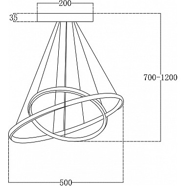 Подвесной светильник Euler 10228/2LED