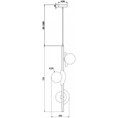 Подвесной светильник Sepia FR5391PL-03CFL