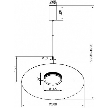 Подвесной светильник El MOD041PL-L15W3K1