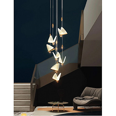 Подвесной светильник Butterfly OM8201008-7 rose gold