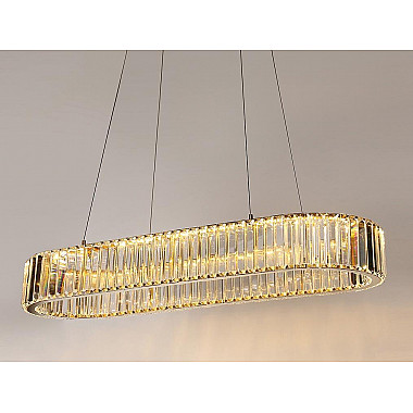 Подвесной светодиодный светильник Newport 8445/90 oval gold М0065052